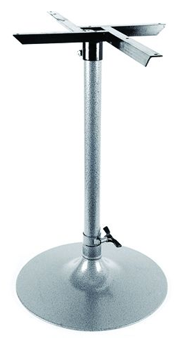 Breha Wineglass Table Leg with Angle Iron Split Top