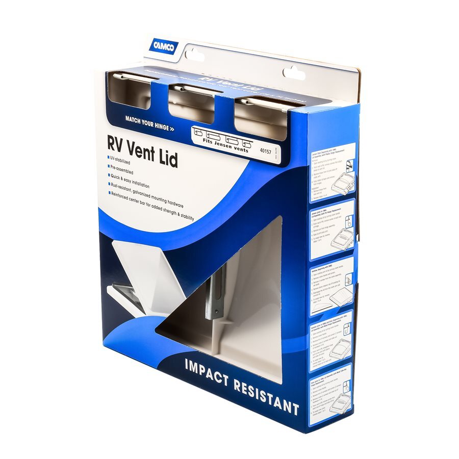 Camco Replacement Vent Lid - Jensen Pre '94 (old Style), White 40154