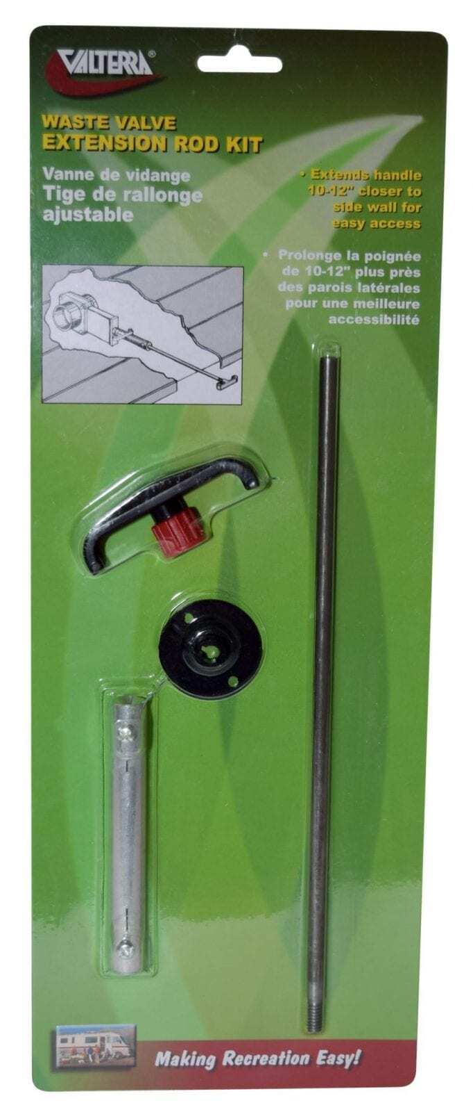 Waste Valve Extension Rod Kit, 10-12" T1046-10VP