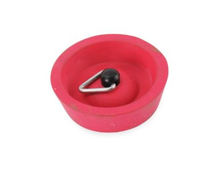 Red Rubber Sink Plug 32mm