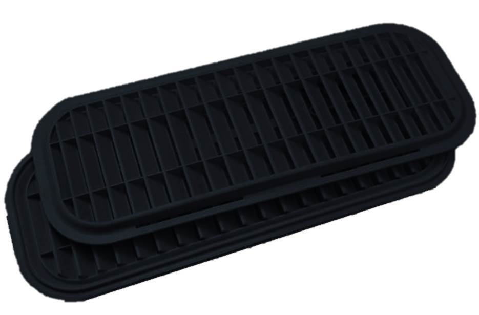 Camec New Style Door Vent - Black