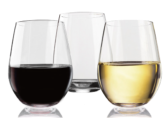 Triton Crystalclear stemless wine glass 16 oz - Set of 4