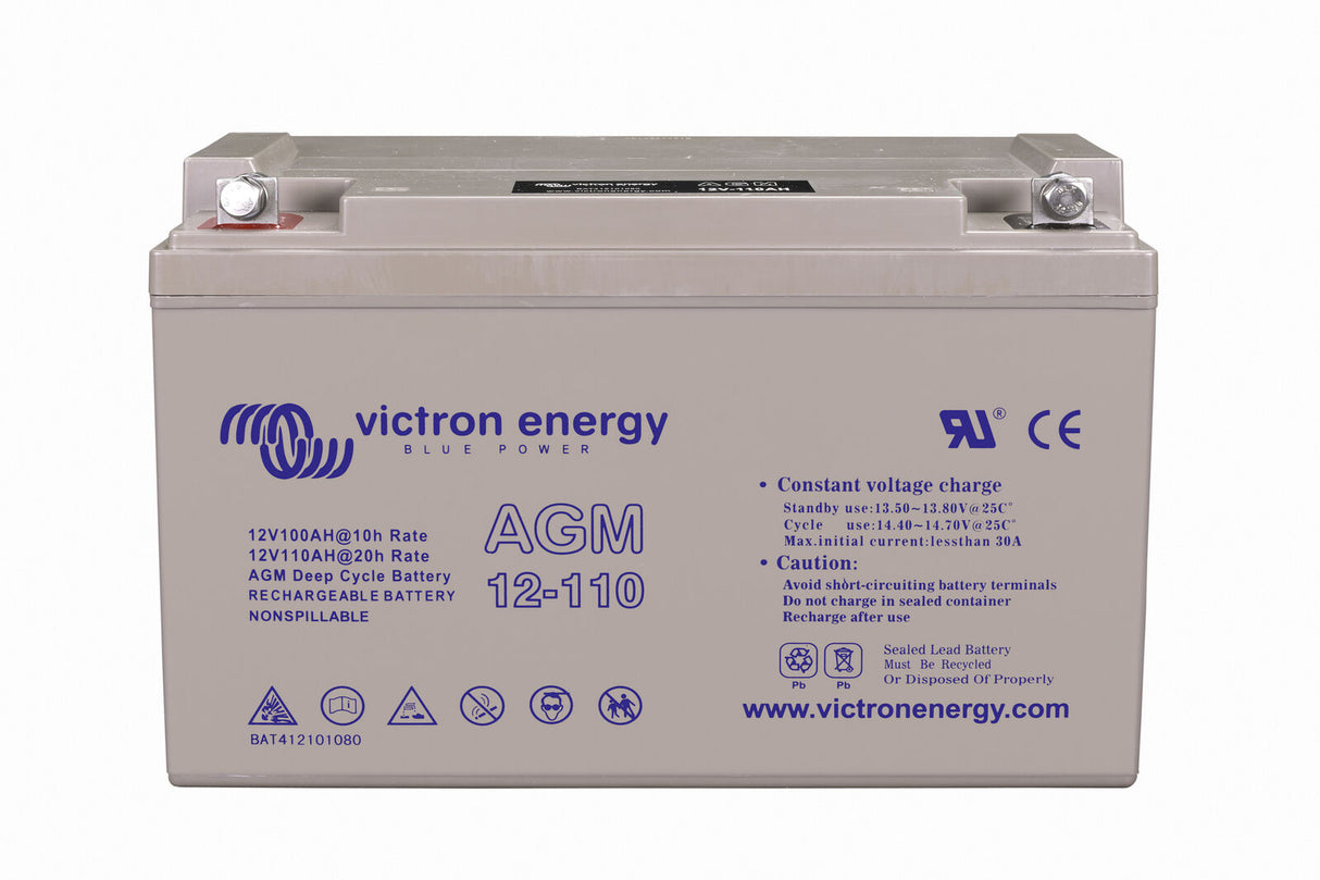 Victron Energy 12V/110Ah AGM Deep Cycle Battery (M8)