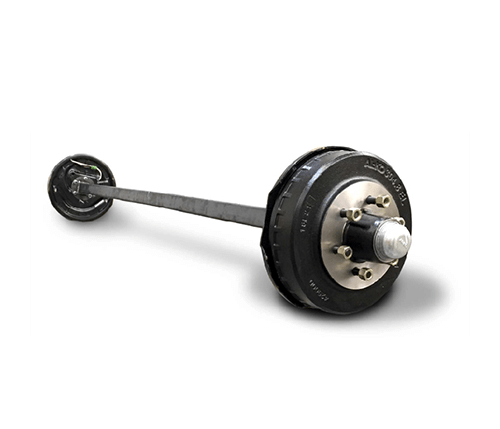 ALKO AXLE 45MM SQUARE ST 1200KG 9" HYDRAULIC 16" WHEELSTTO SUIT HT 5 STUD PATTERN LENGTH IS 1810