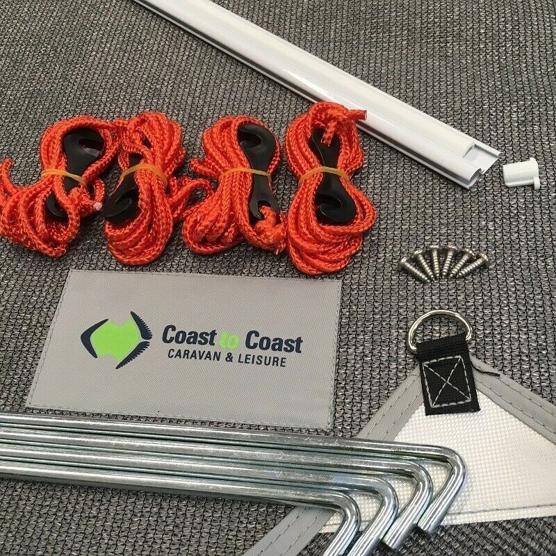 Coast Fridge Vent Sunscreen Shade Screen w/Sail Track 1X1.9m