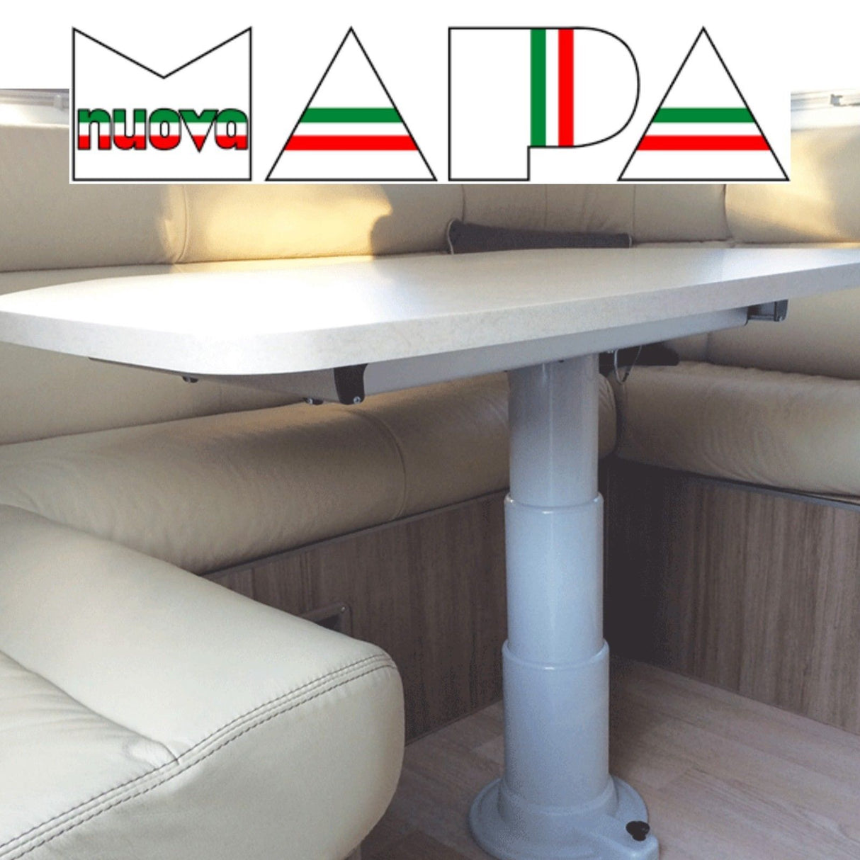 Nuova Mapa Adjustable Telescopic Table Leg and top 330mm to 710mm