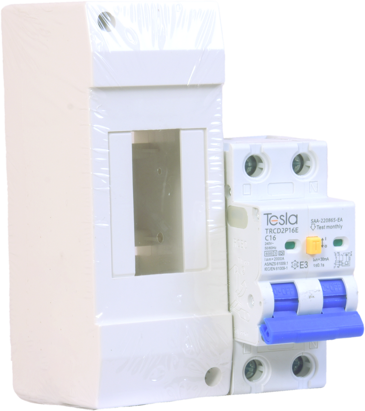 16Amp RCBO Double Pole Circuit Breaker