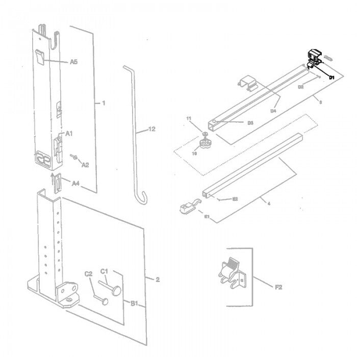 Dometic Top Bracket T/S