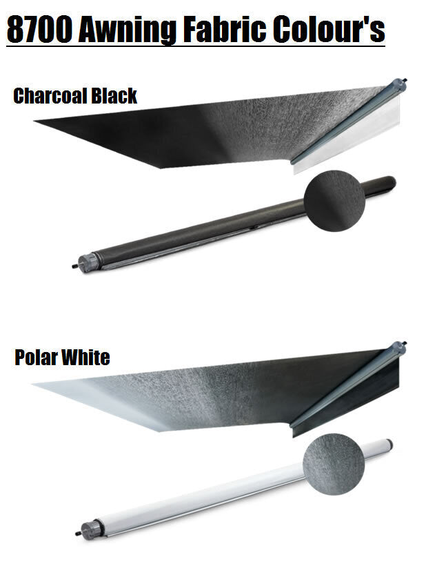 Dometic Fabric 8700 18' Awning Polar White - Fabric Only