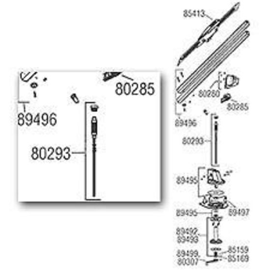 Winegard Worm Gear & Hex Elevating Shaft Replacement