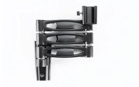 Triple arm LCD TV bracket with 2 mounting brackets