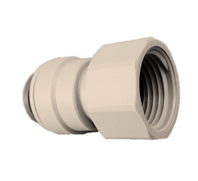 John Guest Female Plastic Adaptor 12mm x 1/2"