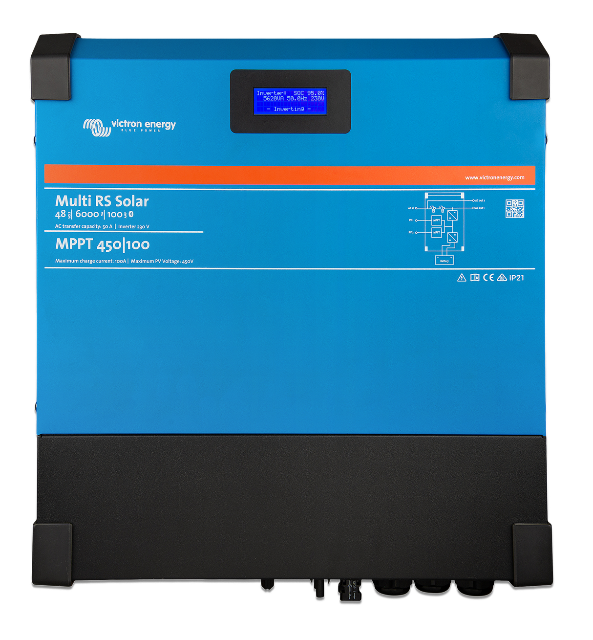 Victron Energy Multi RS 48/6000/450-100 Dual Tracking Inverter/Charger/Regulator