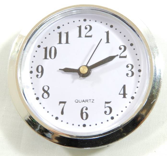 Wall Clock Silver 6cm