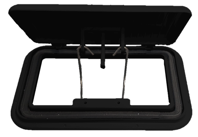 Large Scupper Vent - Black