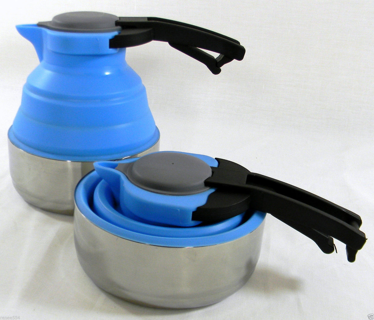 Collapsible Silicone Kettle 1.8L - Blue