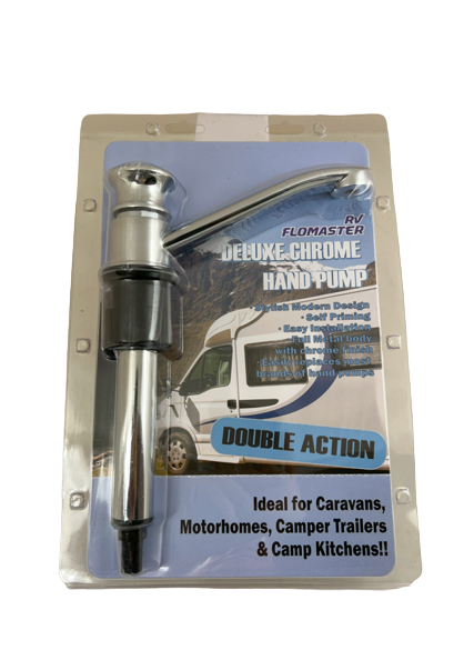 RV Flomaster Deluxe Chrome Hand Pump