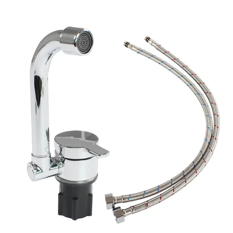 Hot and Cold Folding Faucet