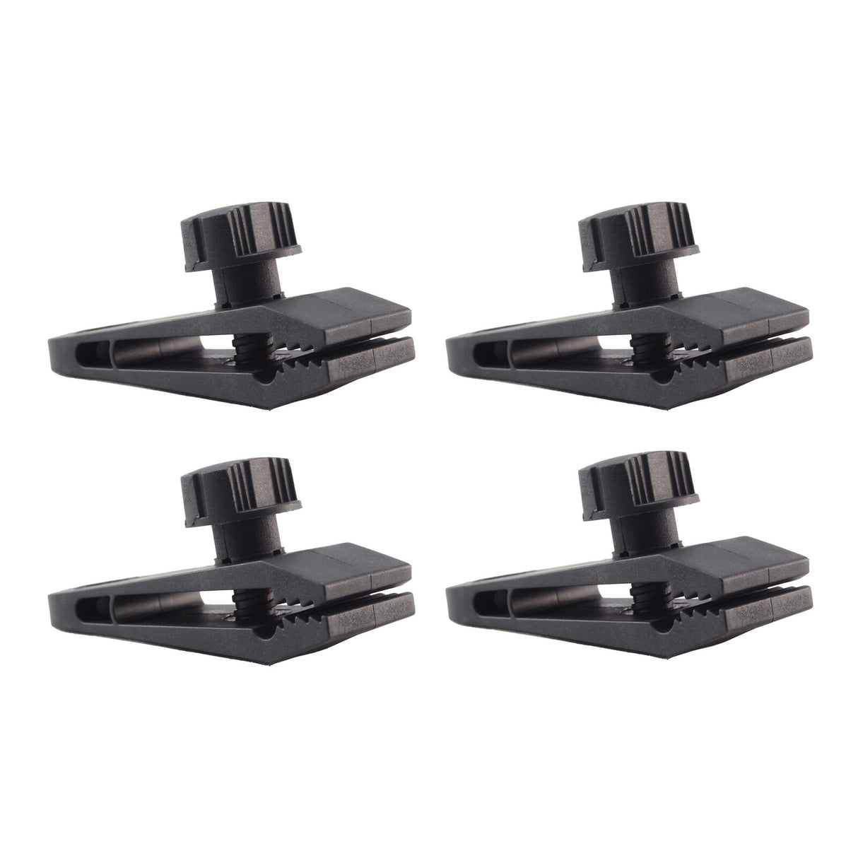 Camping Clamps 4 Piece - Black