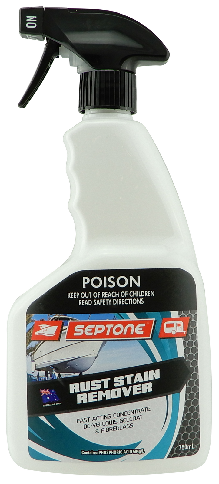 Septone Boatcare Rust Stain Remover Trig Pk 750ml