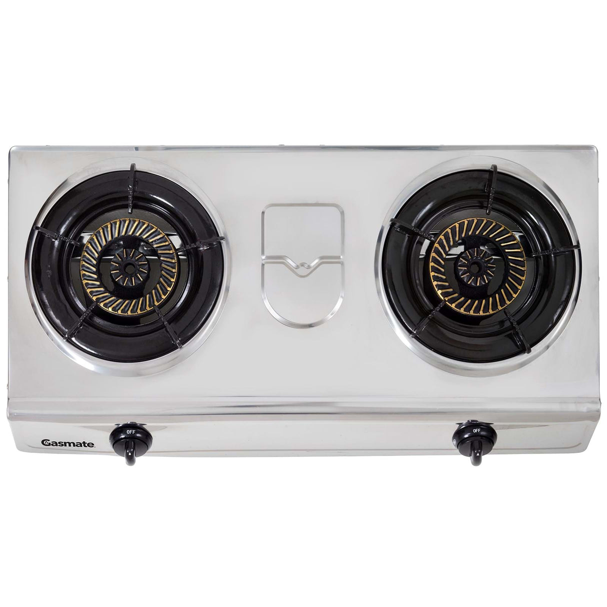 Gasmate Twin Burner Stainless Steel Wok Style Cooker