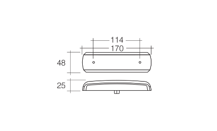 Narva LED Stop/Tail and Direction Indicator Lamp 93812BL2