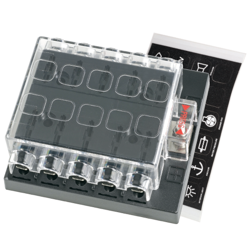 NARVA 10 Way Fuse Block Standard Blade 54435