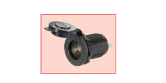 NARVA Flush Mount Socket 81026BL Caravan Car Camper Boat