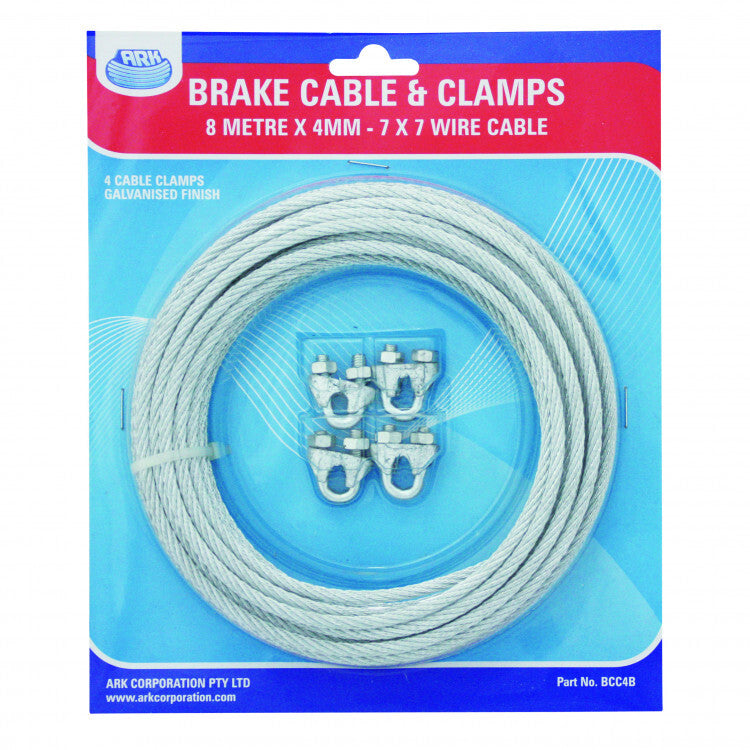 ARK Brake Cable & Clamps BCC4B