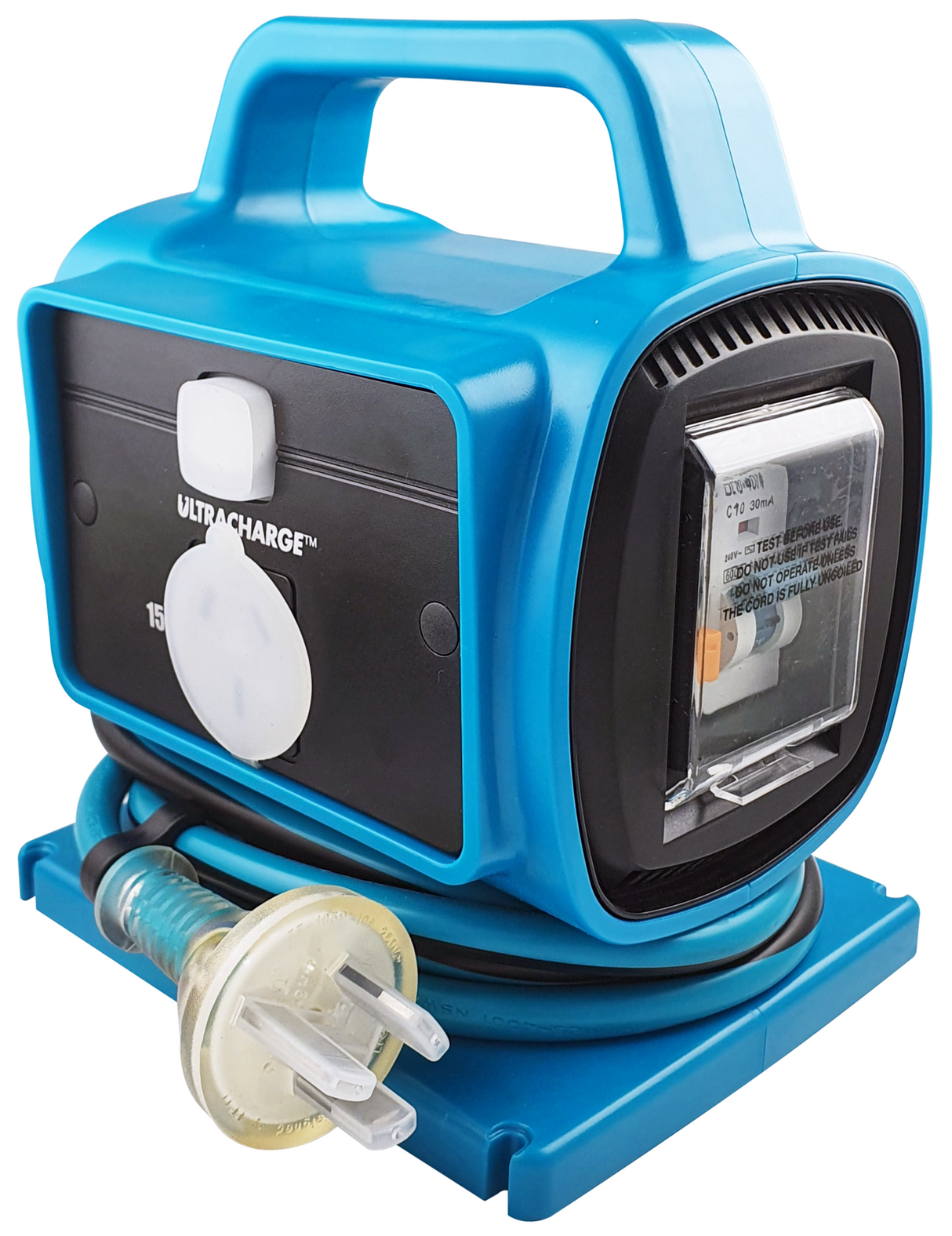 Ultracharge 15A RCD Safety Power Block
