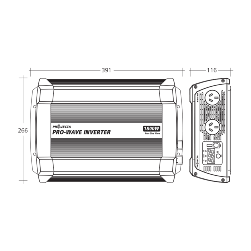 Pro Wave Inverter 1800W PW1800