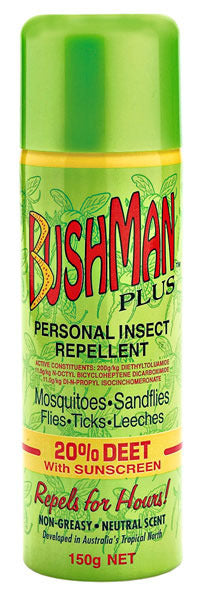 Bushman Plus Insect Repellent 150g Spray