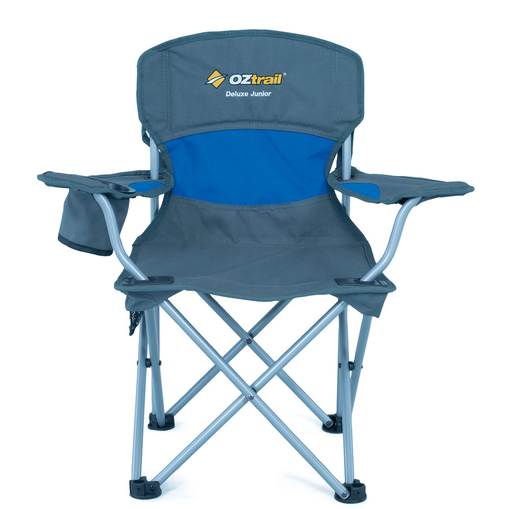 Oztrail Junior Deluxe Arm Chair - Blue