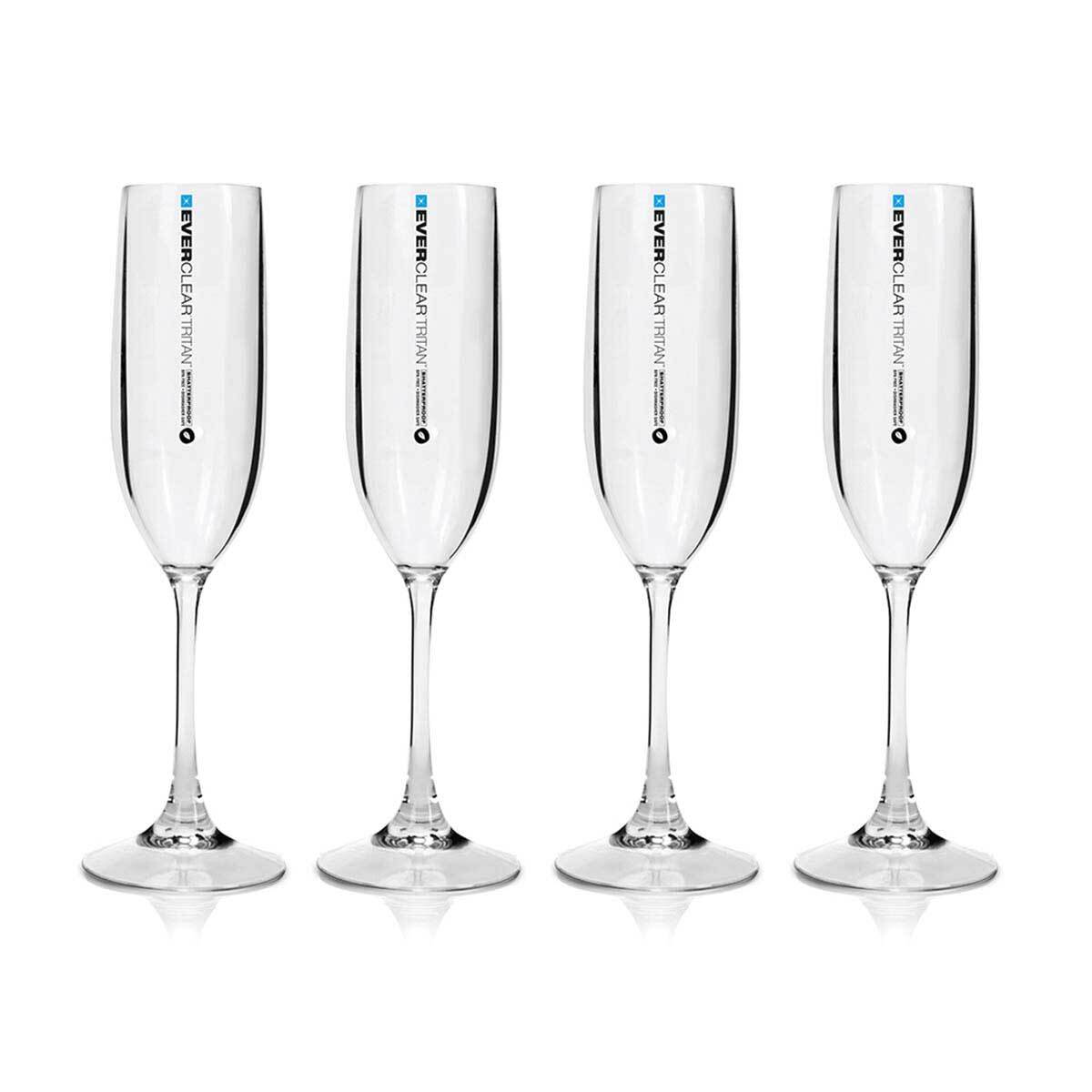 Tritan Champagne Flute 145ml - 4 Pack