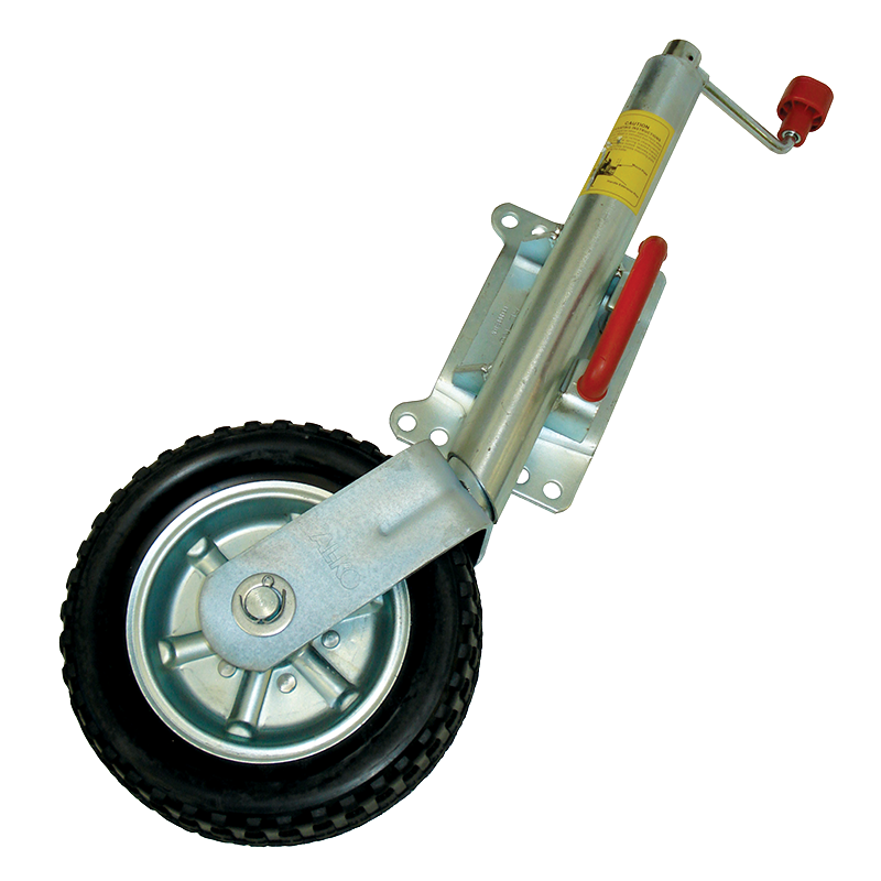 ALKO 10" SWIVEL JOCKEY WHEEL 200MM - SOLID TYRE