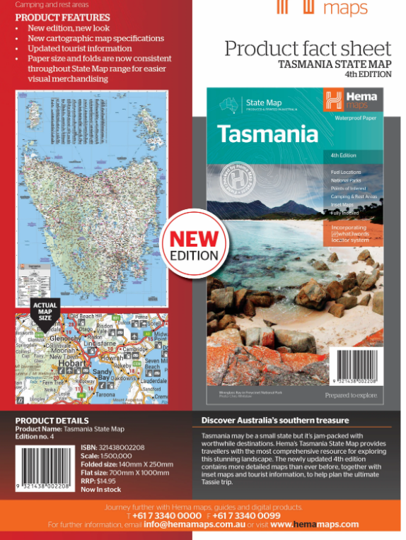 HEMA Map - Tasmania State Map