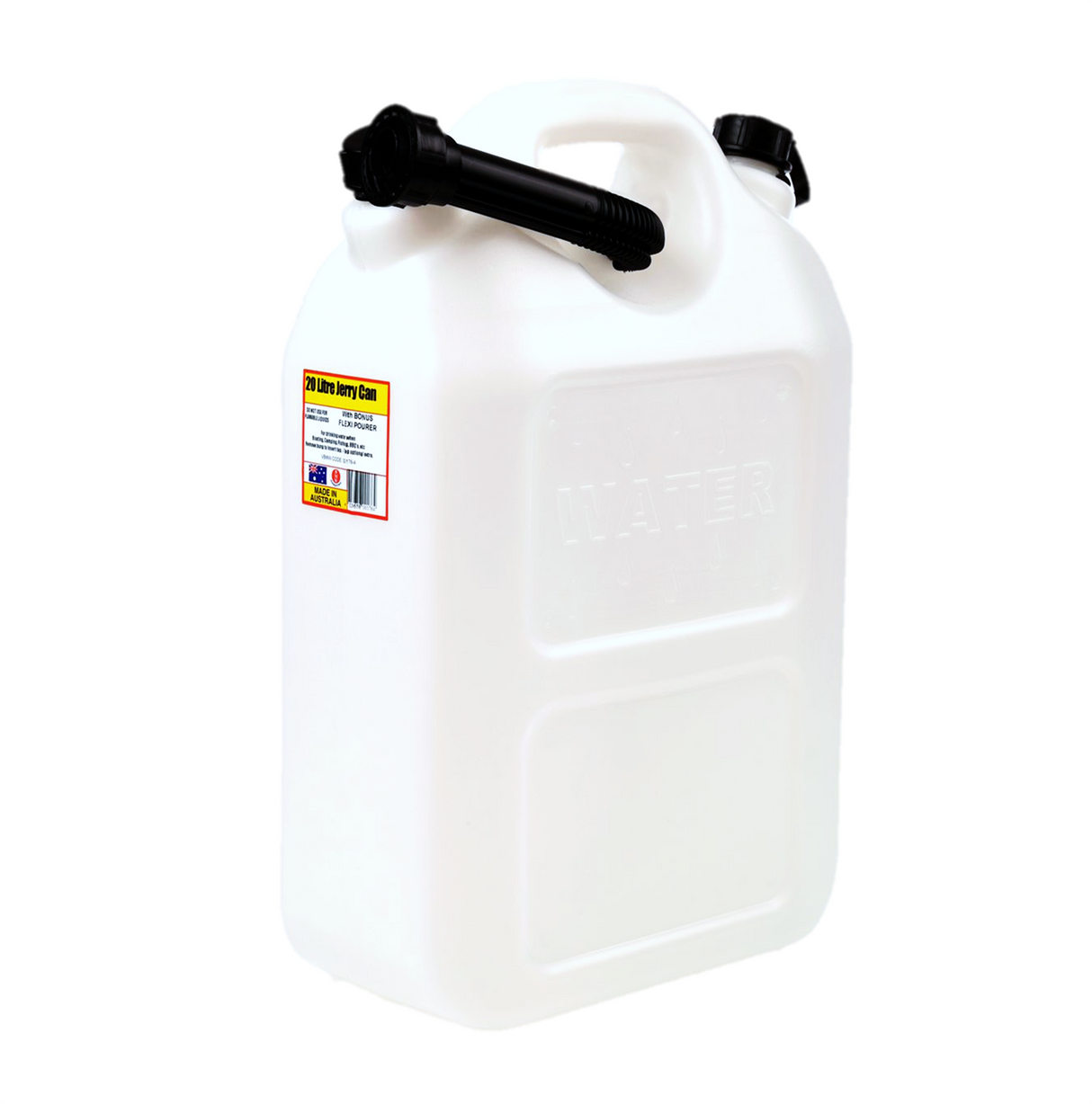 20 Litre Water Jerry Can - White