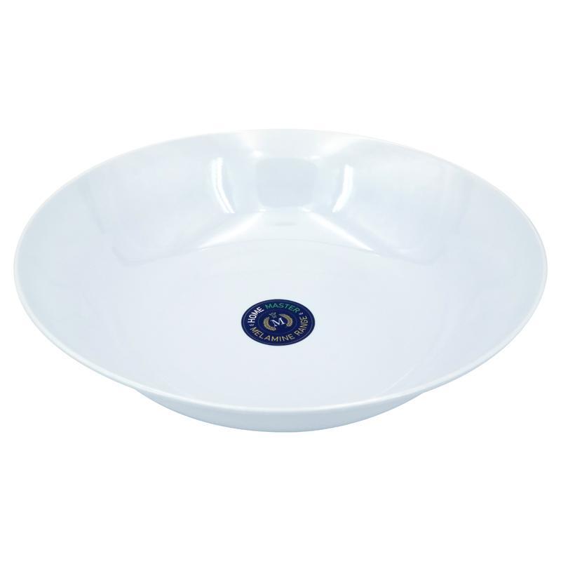 Melamine Bowl Round 35cm Dia x 9cm - White