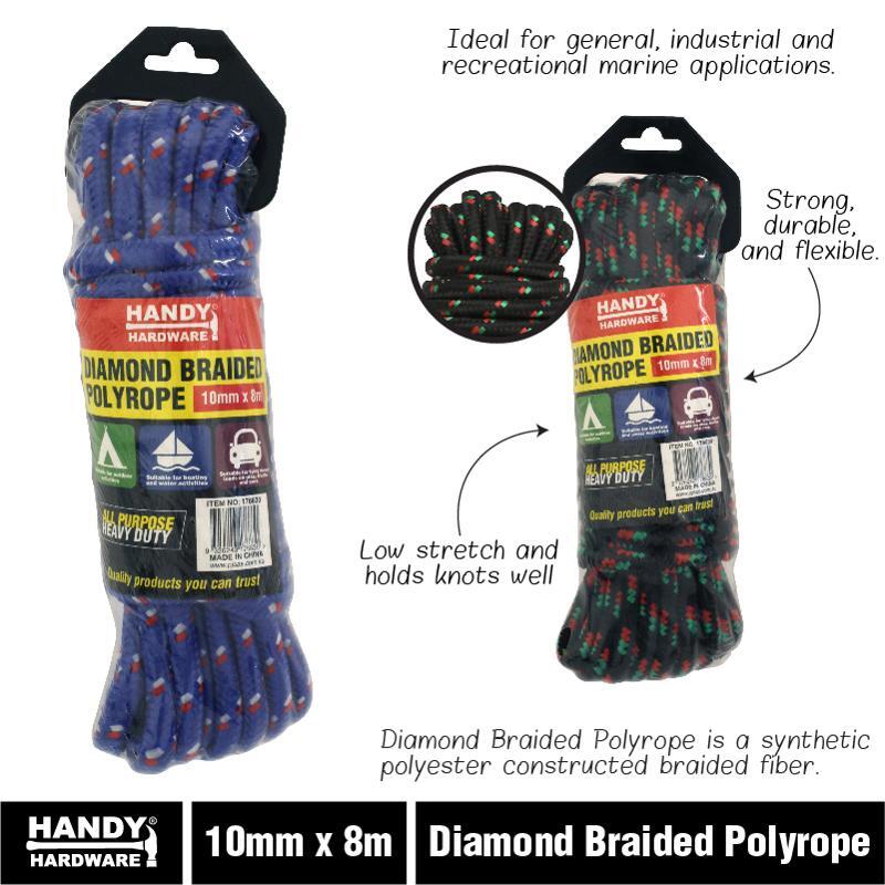 Polyrope Diamond Braided 10mm x15m