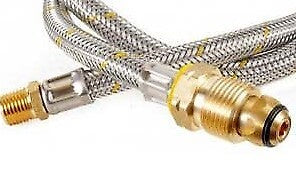 F POL X 1/4 Inv. Flare Flexible Pigtail 600mm Long