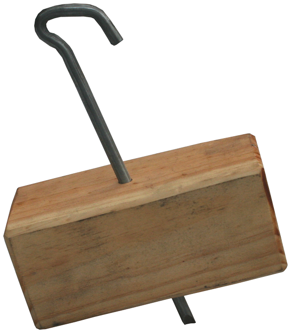 4x8mm x 225mm Galvanised Key Head Tent Peg