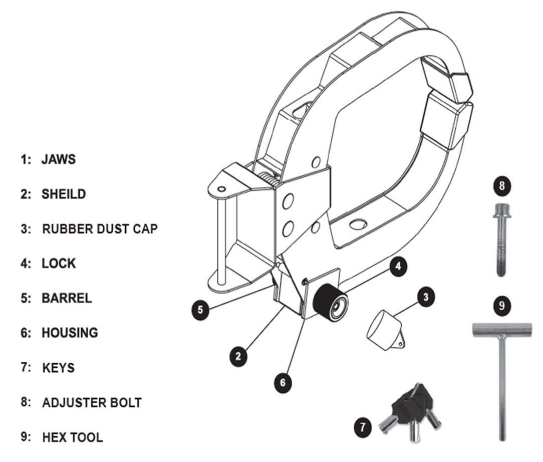 Fullstop Samurai Wheel Clamp