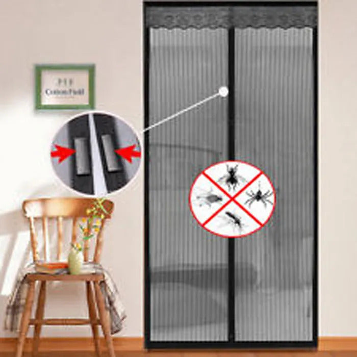 Magnetic Curtain Hands Free Screen Door
