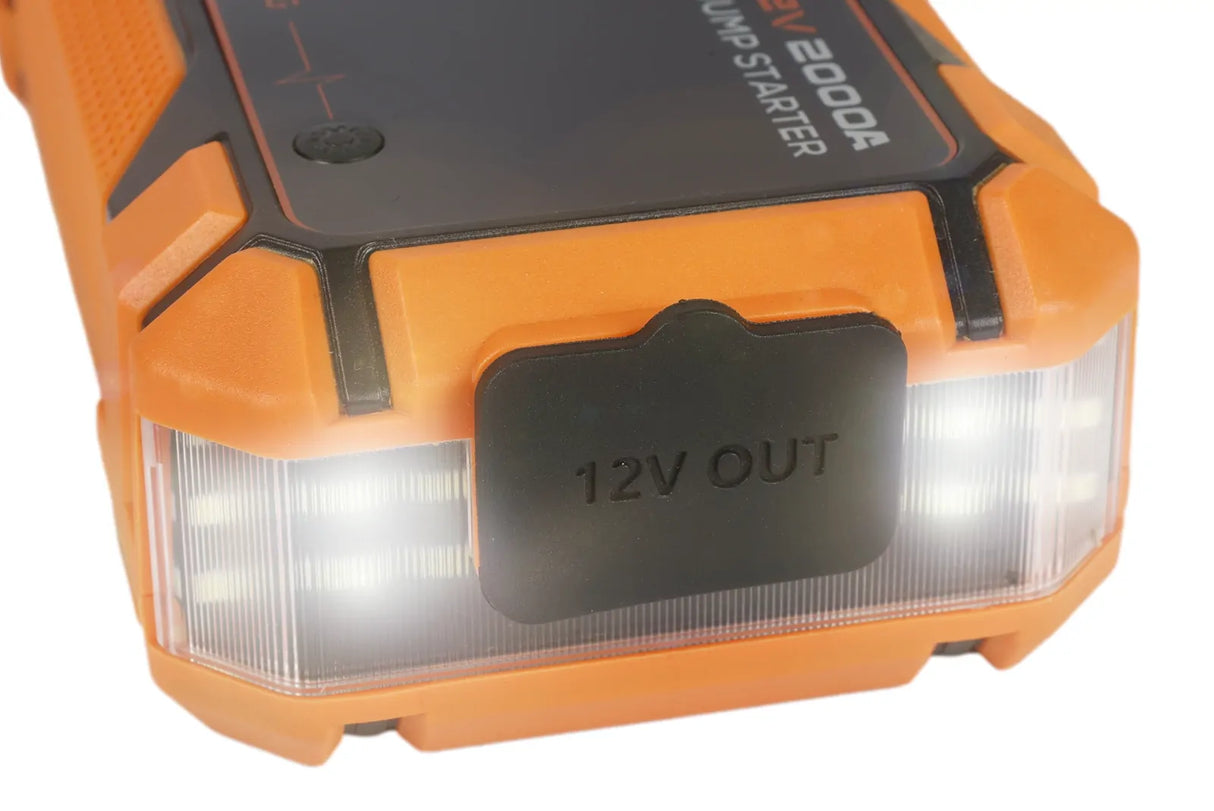 Wildtrak™ Heavy-Duty 2000A 16KMAH HP Lithium Jump Starter