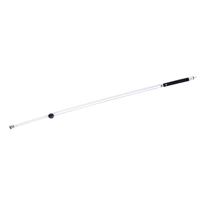 CURVED MINI LED RAFTER WHITE WITH RECHARGEABLE BATTERIES & CHARGER