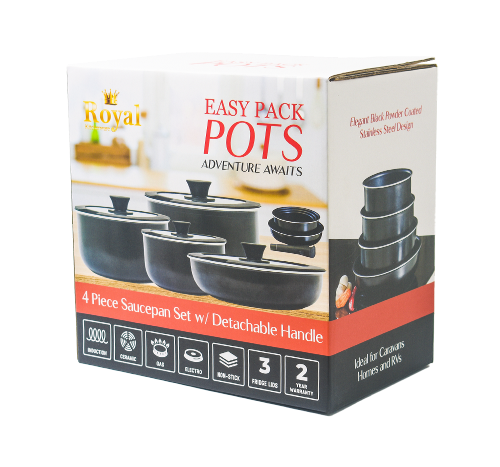 Easy Pack Pots - Stackable Smart Pot set