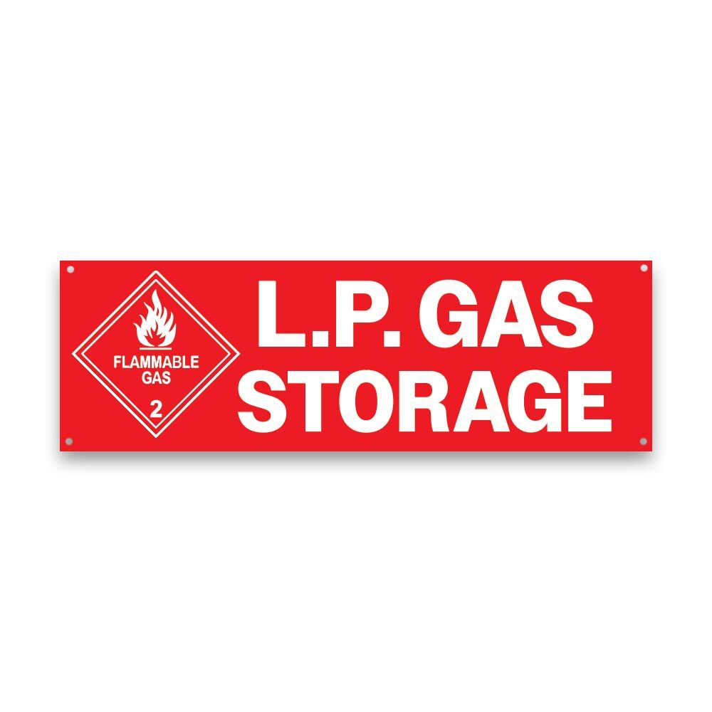 LP Gas Storage Metal Plate