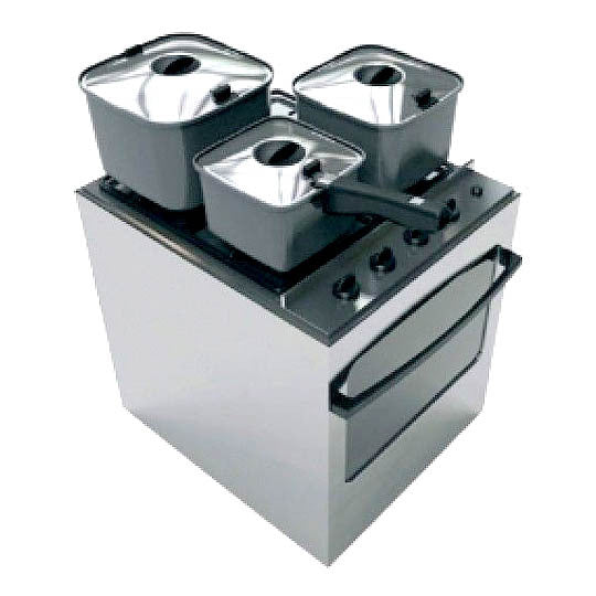 Smart Space Cookware Set Square Pots