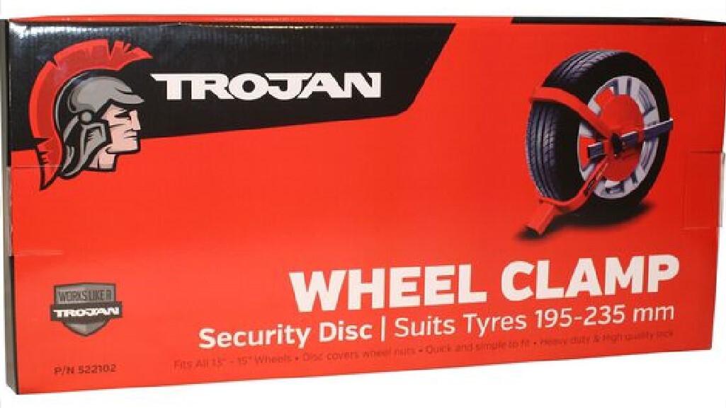 Trojan Wheel Defender Wheel Clamp 195-235mm