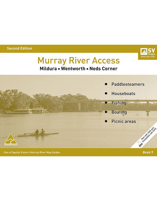 Murray Chart #9 Mildura-Wentworth-Neds Corner